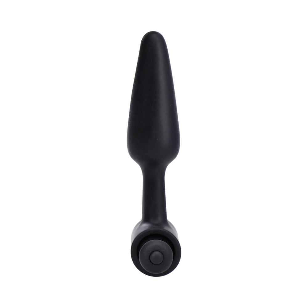 IN A BAG VIBRATING BUTT PLUG 4 IN. BLACK