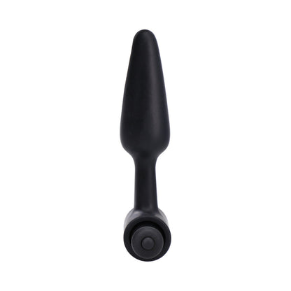IN A BAG VIBRATING BUTT PLUG 4 IN. BLACK