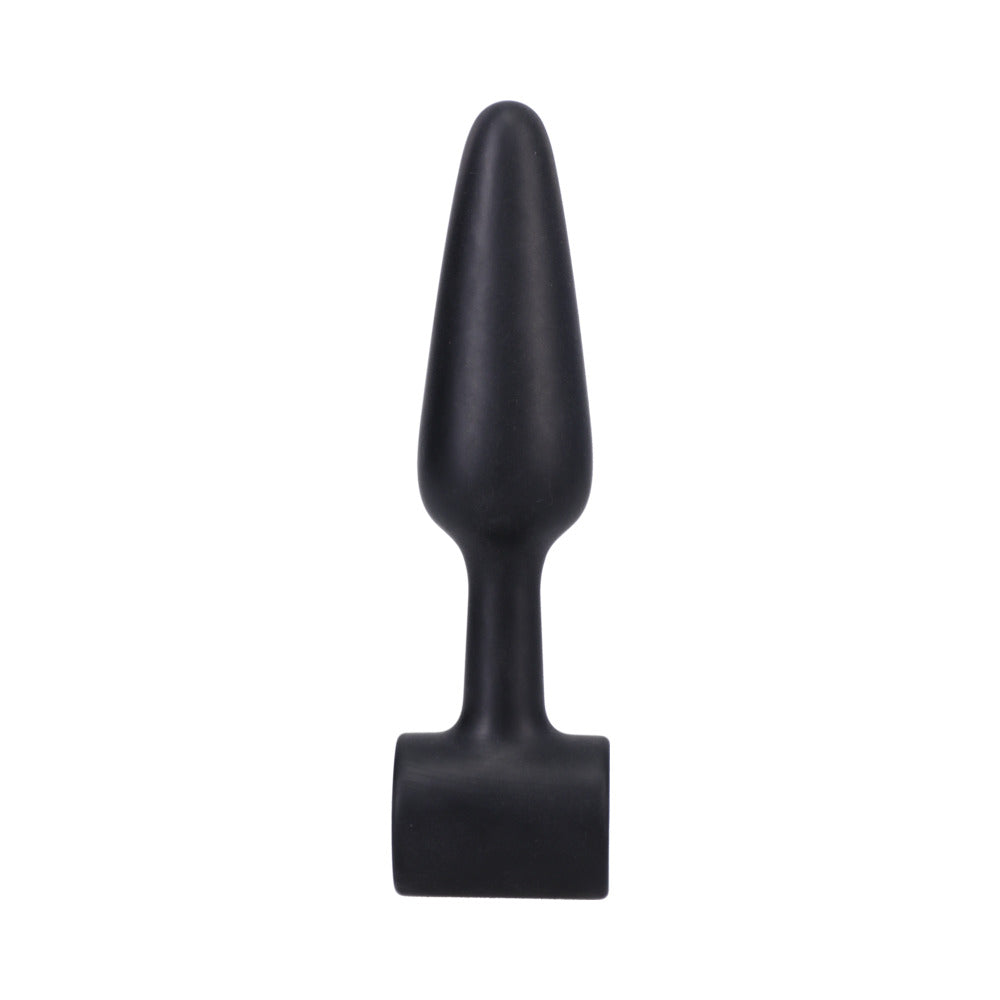 IN A BAG VIBRATING BUTT PLUG 4 IN. BLACK