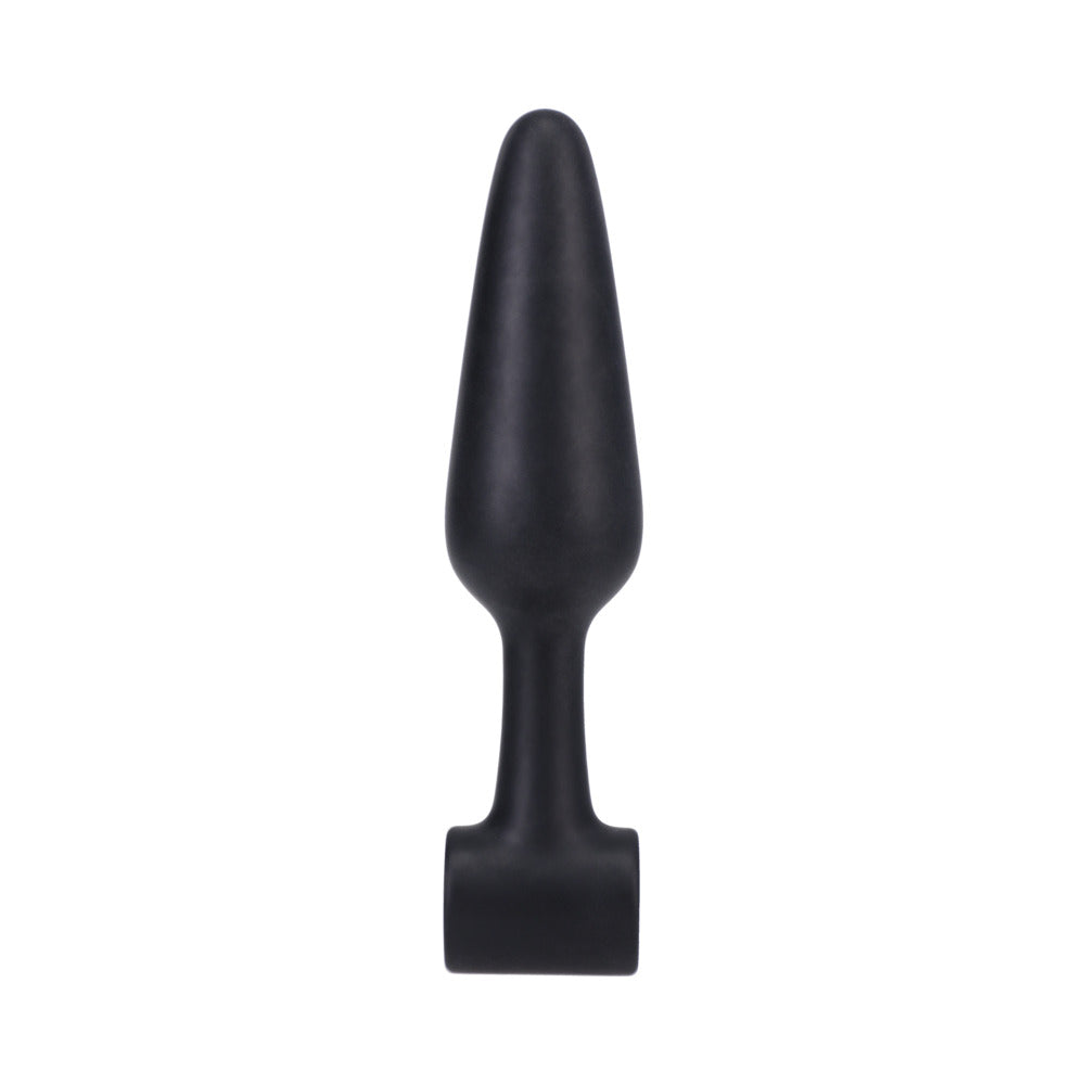 IN A BAG VIBRATING BUTT PLUG 5 IN. BLACK