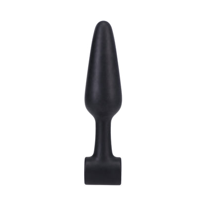 IN A BAG VIBRATING BUTT PLUG 5 IN. BLACK