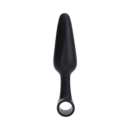 IN A BAG VIBRATING BUTT PLUG 5 IN. BLACK