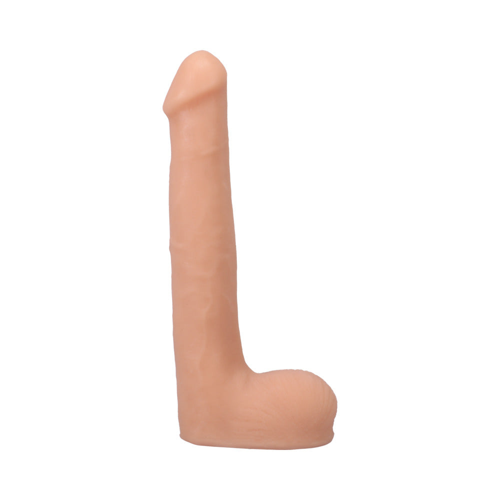 SIGNATURE COCKS OLIVER FLYNN ULTRASKYN COCK WITH REMOVABLE VAC-U-LOCK SUCTION CUP 10IN VANILLA