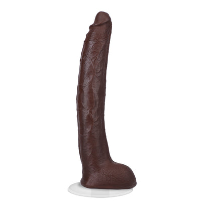 SIGNATURE COCKS DAMION DAYSKI ULTRASKYN COCK WITH REMOVABLE VAC-U-LOCK SUCTION CUP 12IN CHOCOLATE