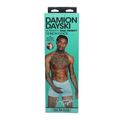 SIGNATURE COCKS DAMION DAYSKI ULTRASKYN COCK WITH REMOVABLE VAC-U-LOCK SUCTION CUP 12IN CHOCOLATE