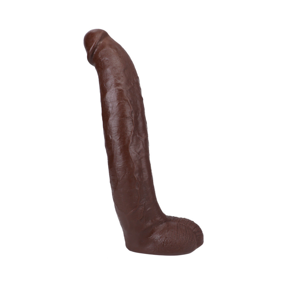 DOC JOHNSON - SIGNATURE COCKS BRICKZILLA ULTRASKYN PENE CON VENTOSA REMOVIBLE VAC-U-LOCK 13 PULGADAS CHOCOLATE