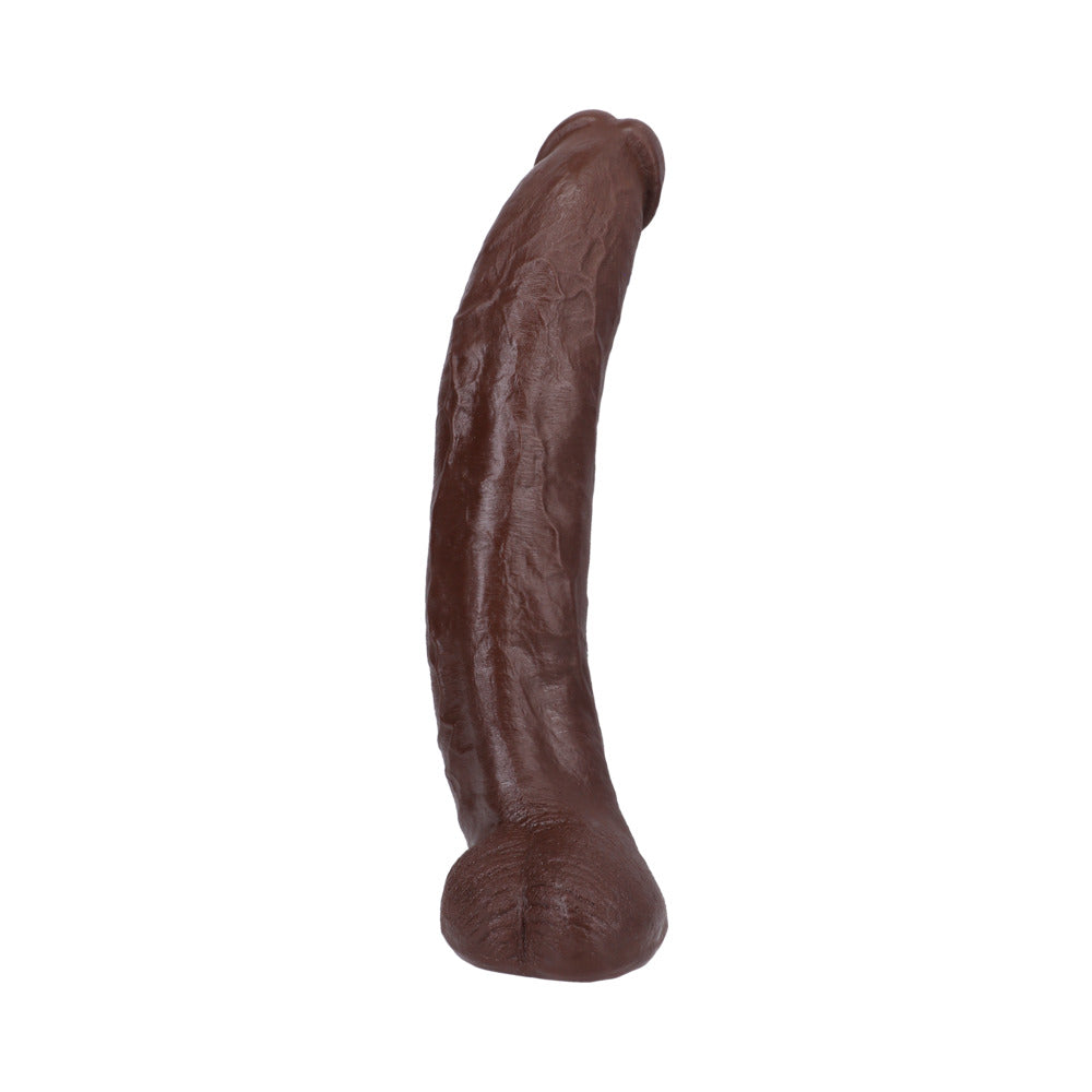 SIGNATURE COCKS BRICKZILLA ULTRASKYN COCK WITH REMOVABLE VAC-U-LOCK SUCTION CUP 13IN CHOCOLATE
