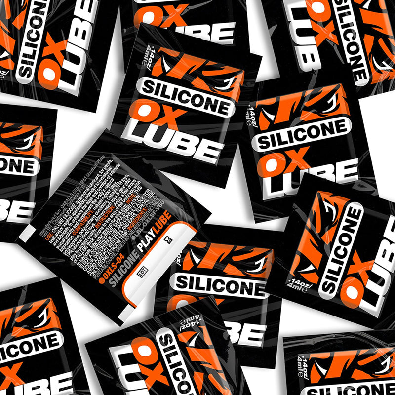 OXBALLS THICK SILICONE OXLUBE SINGLET 50/BAG