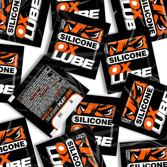 OXBALLS THICK SILICONE OXLUBE SINGLET 50/BAG