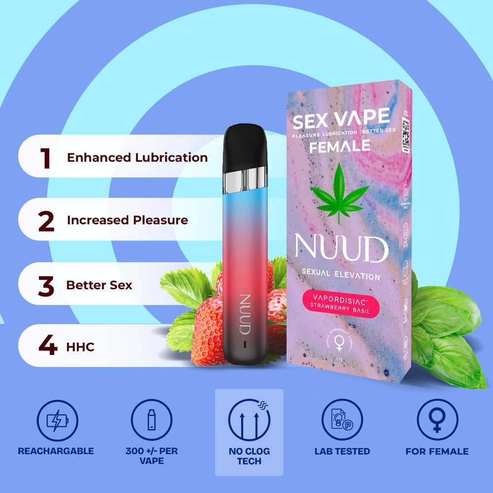 NUUD FEMALE VAPORDISIAC STRAWBERRY BASIL