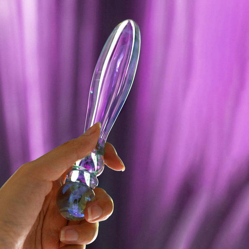 BIIRD - CECII BEADED GLASS DILDO