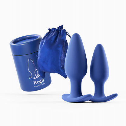 BIIRD - REGII 2-PIECE ANAL PLUG SET BLUE