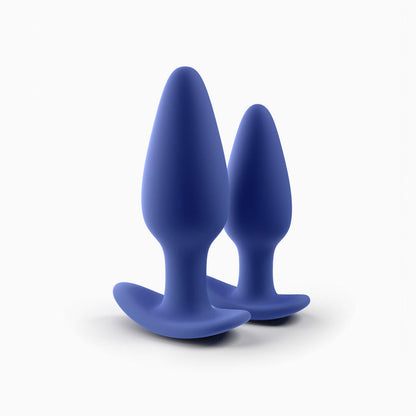 BIIRD REGII 2-PIECE ANAL PLUG SET BLUE