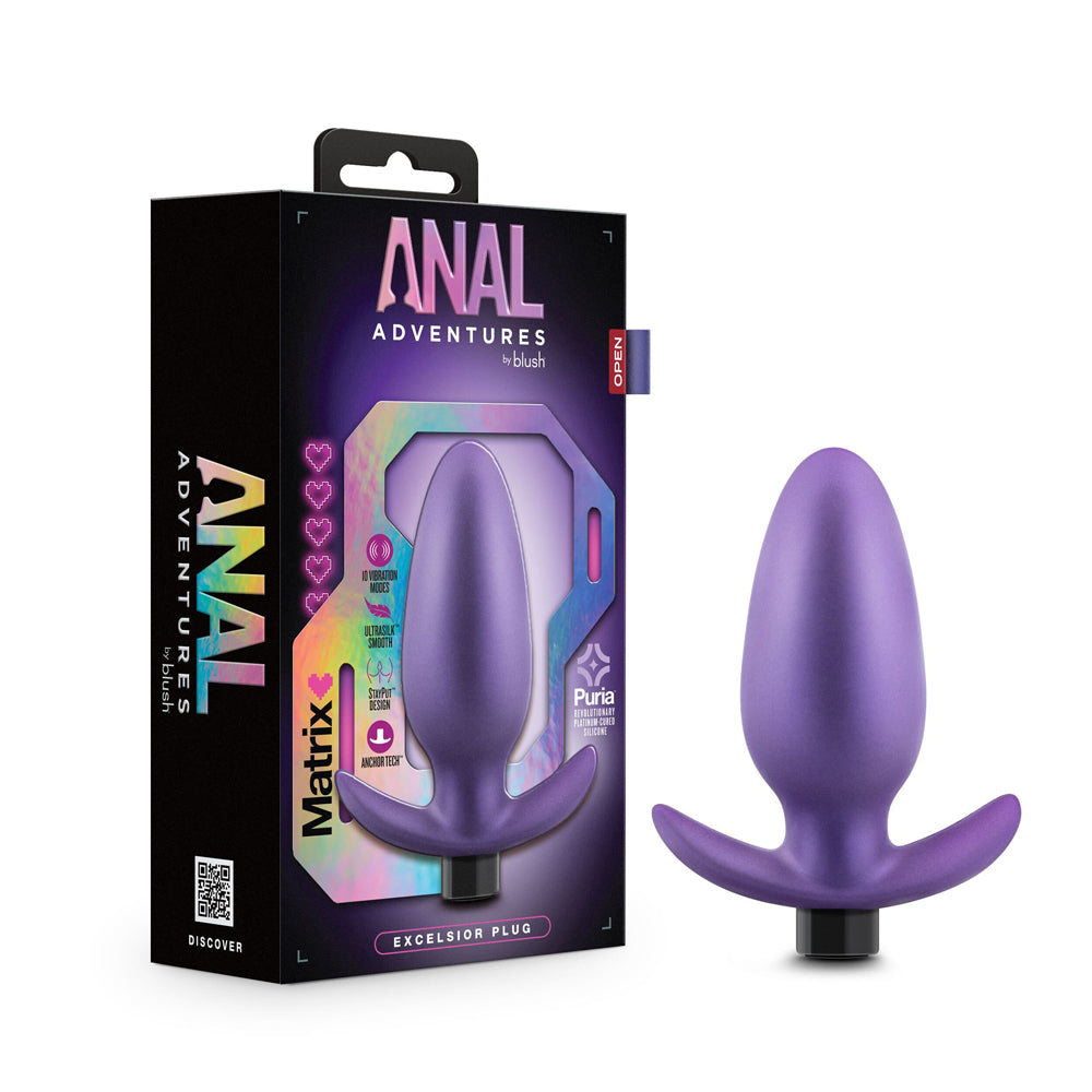 ANAL ADVENTURES MATRIX EXCELSIOR PLUG ASTRO VIOLET