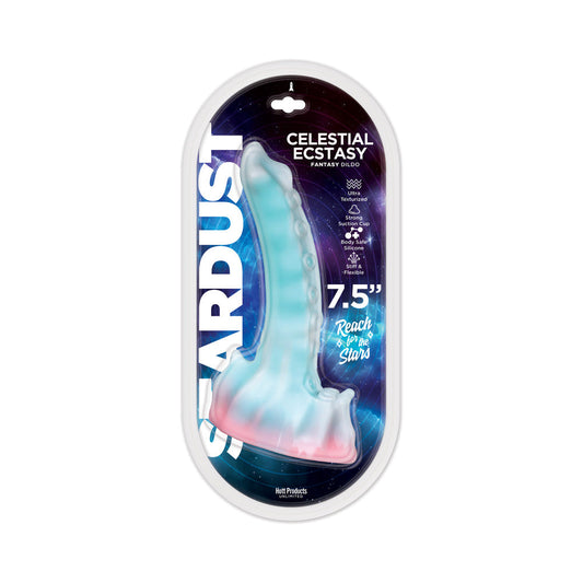 HOTT PRODUCTS - STARDUST CELESTIAL ECSTASY 7.5 IN. SILICONE DILDO