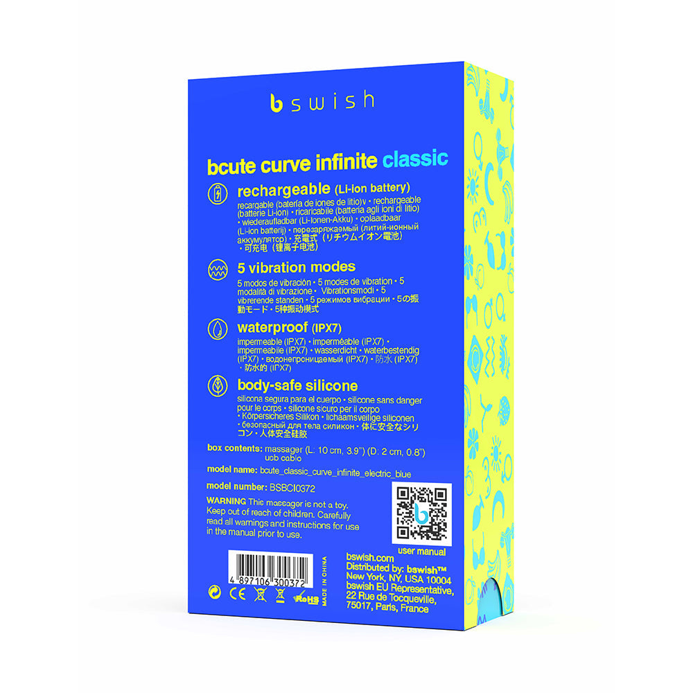 B SWISH BCUTE CLASSIC CURVE INFINITE ELECTRIC BLUE