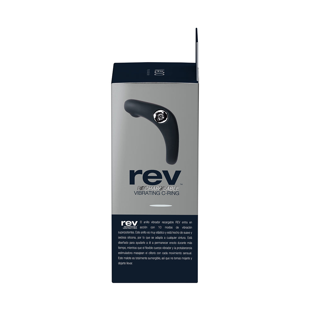 VEDO REV RECHARGEABLE VIBRATING C-RING BLACK