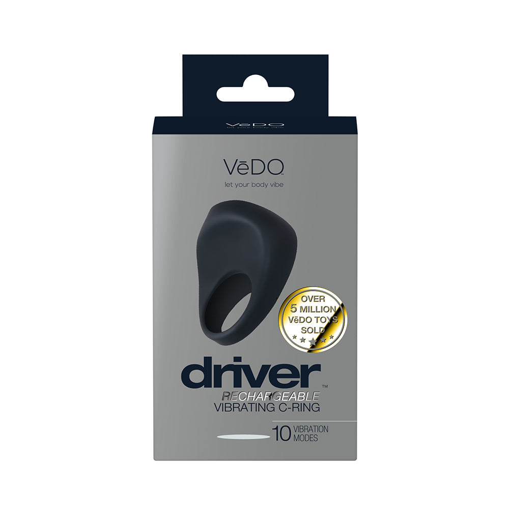 VEDO DRIVER RECHARGEABLE VIBRATING C-RING BLACK