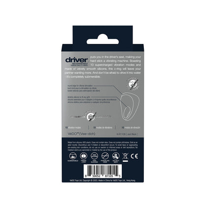 VEDO DRIVER RECHARGEABLE VIBRATING C-RING BLACK
