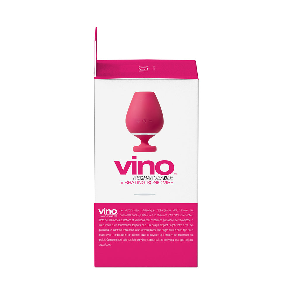 VEDO VINO RECHARGEABLE VIBRATING SONIC VIBE PINK