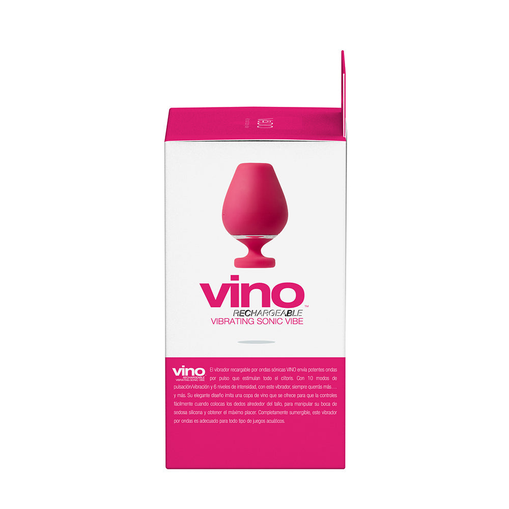 VEDO VINO RECHARGEABLE VIBRATING SONIC VIBE PINK