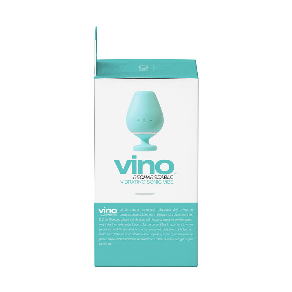 VEDO VINO RECHARGEABLE VIBRATING SONIC VIBE TURQUOISE