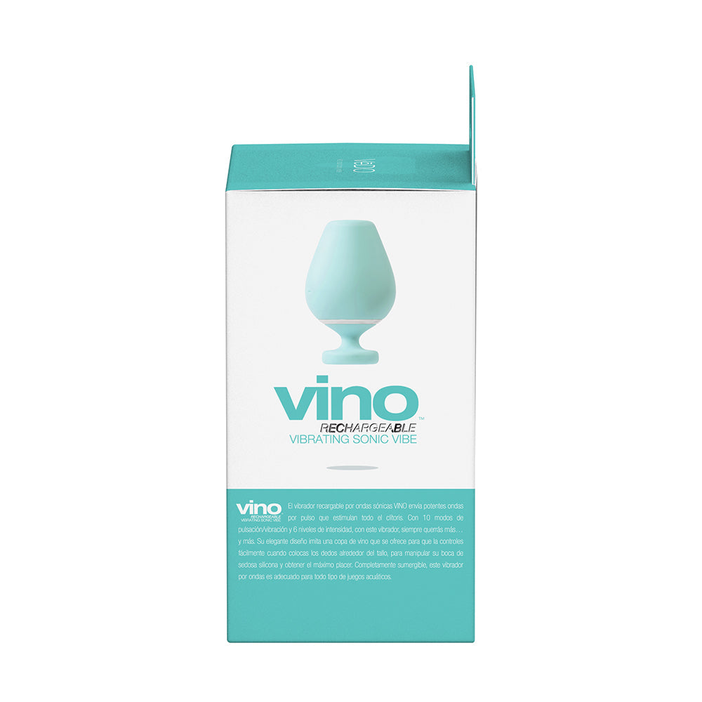 VEDO VINO RECHARGEABLE VIBRATING SONIC VIBE TURQUOISE