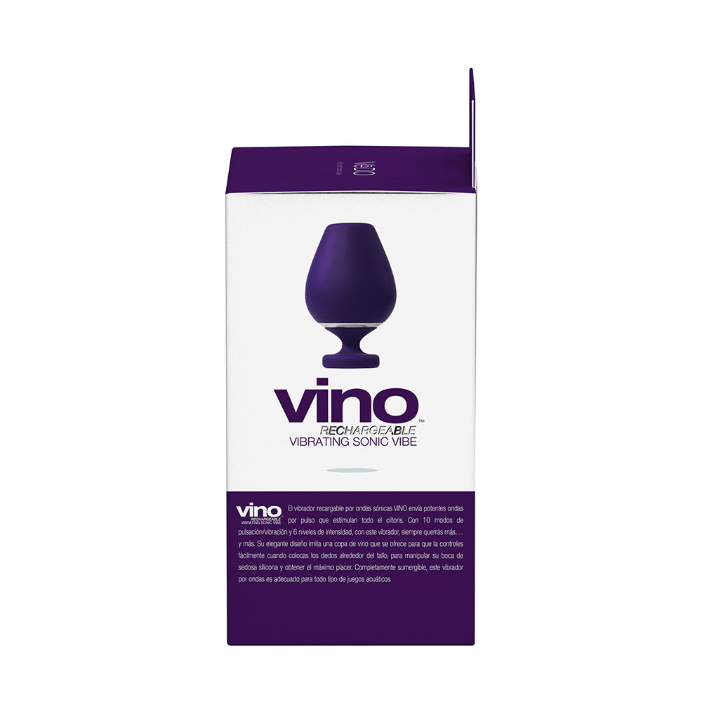 VEDO VINO RECHARGEABLE VIBRATING SONIC VIBE PURPLE
