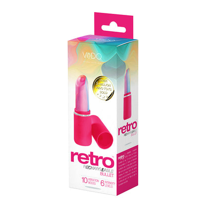 VEDO RETRO RECHARGEABLE BULLET PINK