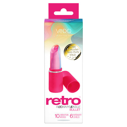 VEDO RETRO RECHARGEABLE BULLET PINK