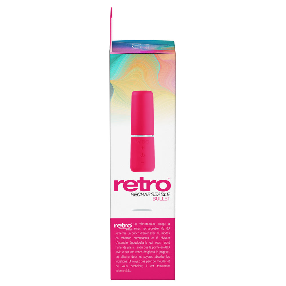 VEDO RETRO RECHARGEABLE BULLET PINK
