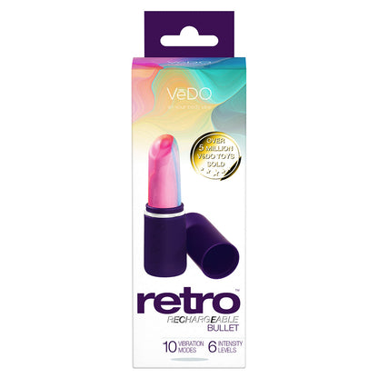 VEDO RETRO RECHARGEABLE BULLET PURPLE