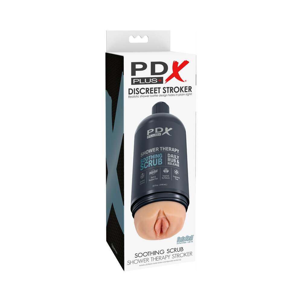 PDX BRANDS - PDX PLUS SHOWER THERAPY SOOTHING SCRUB LIGHT