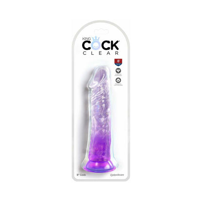 KING COCK - CLEAR REALISTIC PENIS 19.7 CM PINK