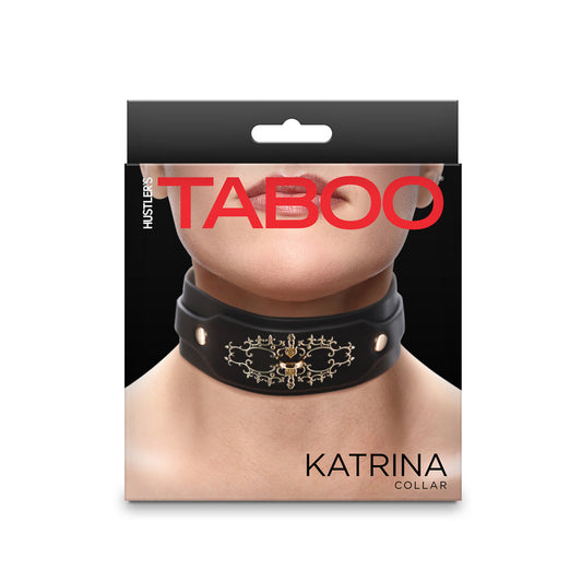HUSTLER TABOO KATRINA COLLAR BLACK