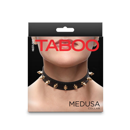 HUSTLER TABOO MEDUSA COLLAR BLACK