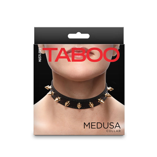 HUSTLER TABOO MEDUSA COLLAR BLACK
