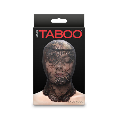 NS NOVELTIES - HUSTLER TABOO LACE HOOD BLACK