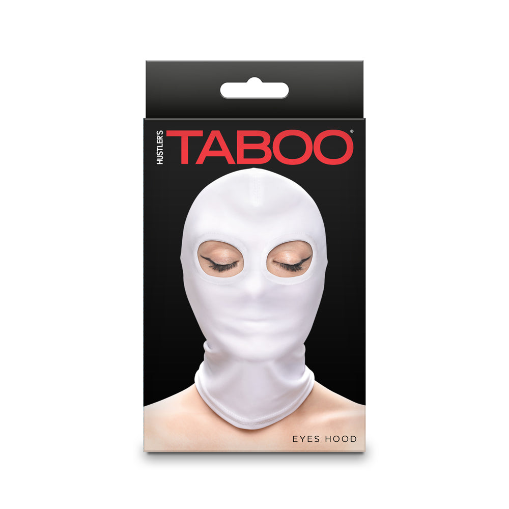 HUSTLER TABOO EYES HOOD WHITE