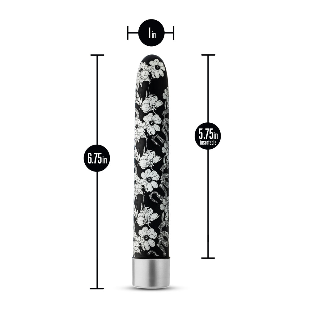 THE COLLECTION EDEN LIMITED EDITION RECHARGEABLE 7 IN. VIBRATOR BLACK