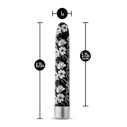 THE COLLECTION EDEN LIMITED EDITION RECHARGEABLE 7 IN. VIBRATOR BLACK