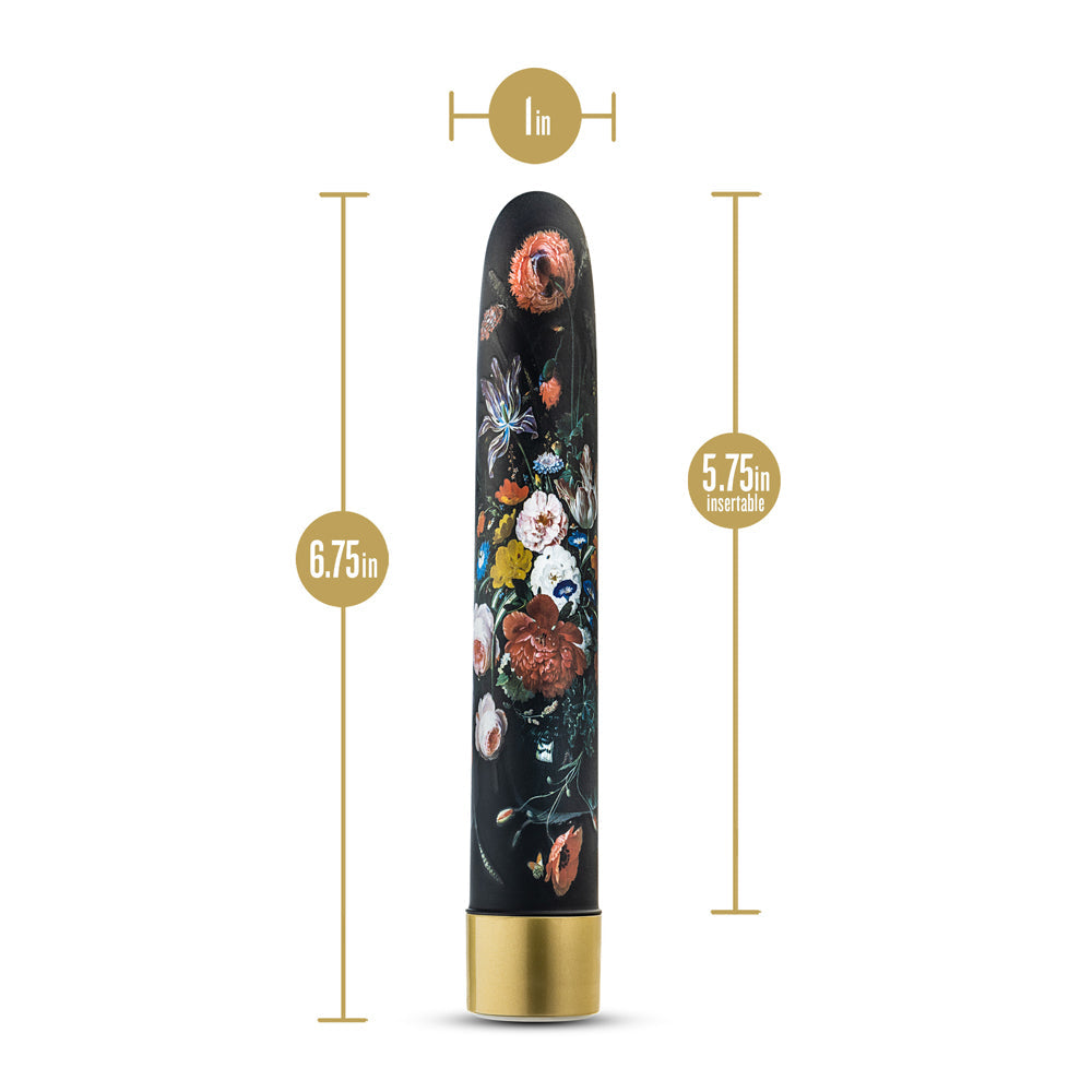 THE COLLECTION BOUNTIFUL LIMITED EDITION RECHARGEABLE 7 IN. VIBRATOR FLORA