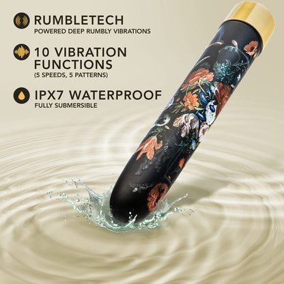 THE COLLECTION BOUNTIFUL LIMITED EDITION RECHARGEABLE 7 IN. VIBRATOR FLORA