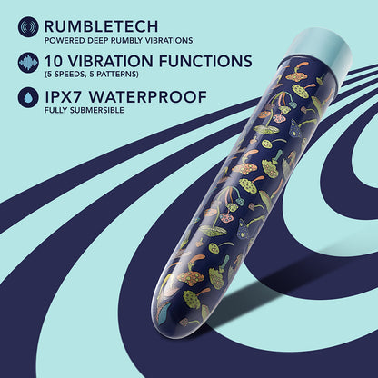 BLUSH - LIMITED ADDICTION DREAMSCAPE RECHARGEABLE 7 IN. VIBRATOR BLUE