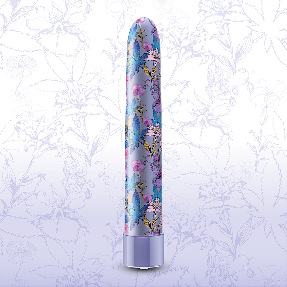 LIMITED ADDICTION FLORADELIC RECHARGEABLE 7 IN. VIBRATOR PURPLE