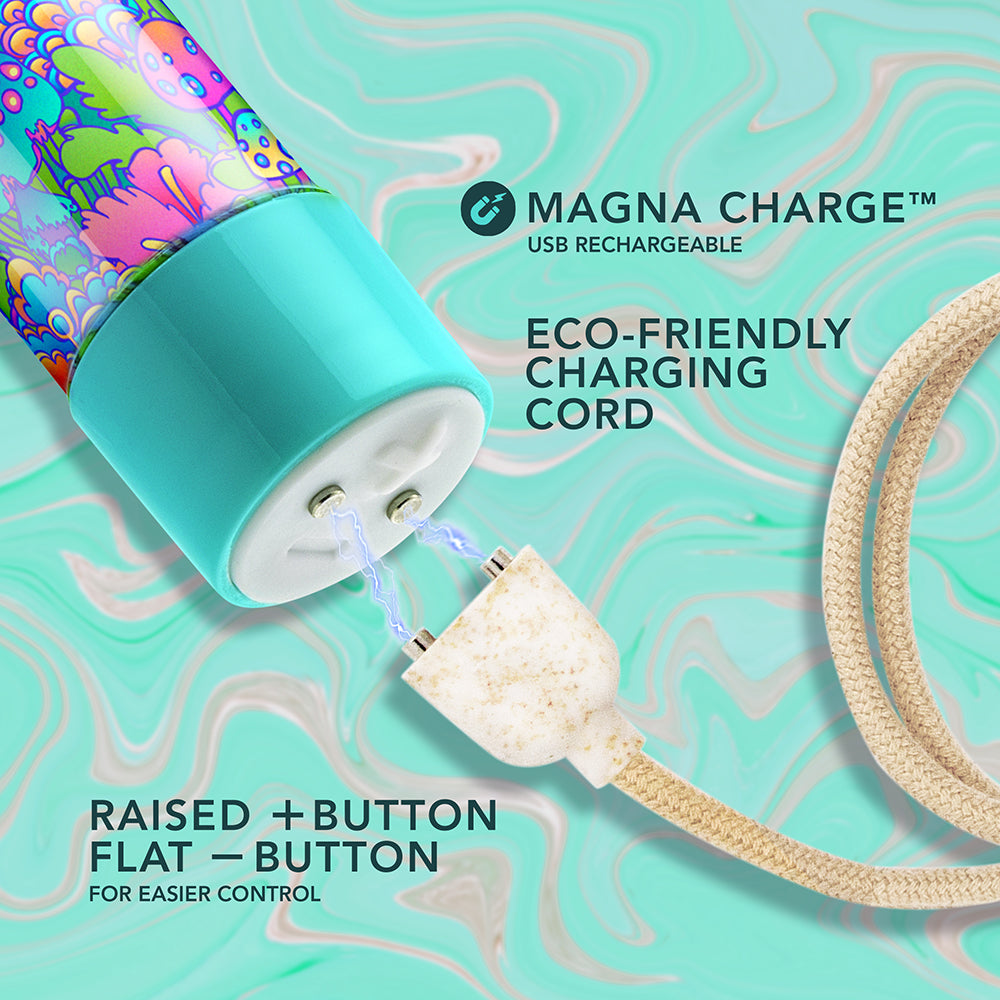 LIMITED ADDICTION UTOPIA RECHARGEABLE 7 IN. VIBRATOR AQUA