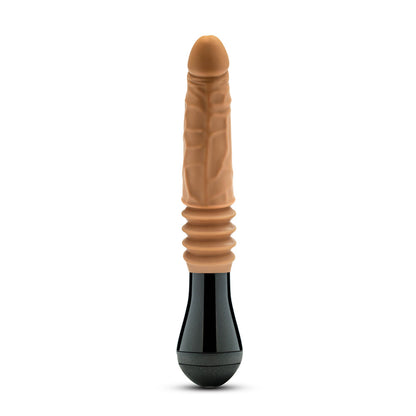 DR. SKIN SILICONE DR. ARTHUR THRUSTING GYRATING VIBRATING DILDO TAN