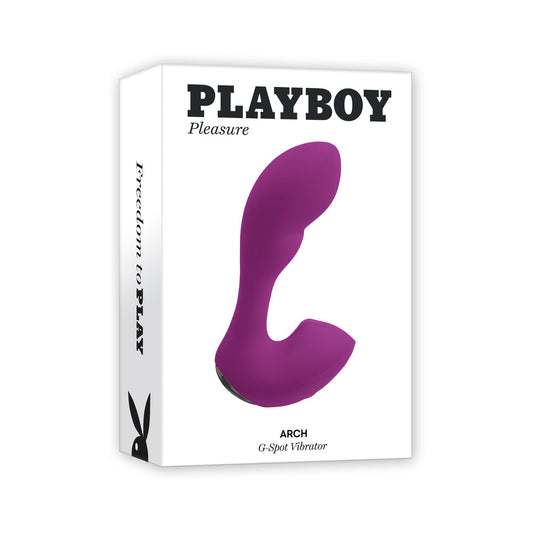 PLAYBOY ARCH RECHARGEABLE SILICONE G-SPOT VIBRATOR WILD STAR
