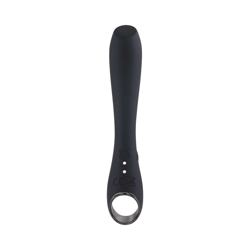 PLAYBOY OLLO RECHARGEABLE SILICONE VIBRATOR WITH RING HANDLE 2 AM