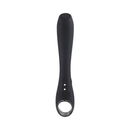 PLAYBOY OLLO RECHARGEABLE SILICONE VIBRATOR WITH RING HANDLE 2 AM